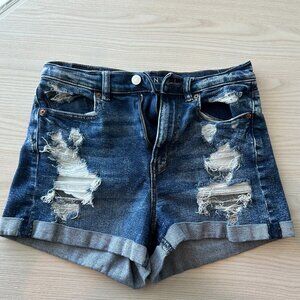 American Eagle High Rise Denim Shorts